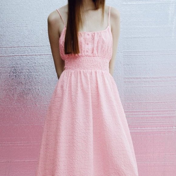 pink lace bridesmaid dresses Sleeveless A Line Chiffon Lace Junior Bridesmaid Dress main image 0